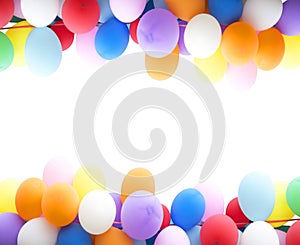 Background colorful balloons