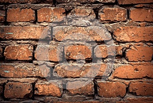 Background of colorful brick wall texture. brickwork.