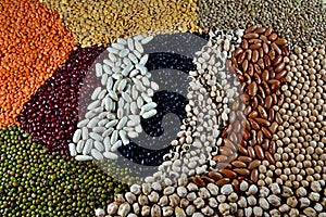 Background of colorful pulses