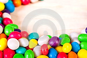 Background colorful sweets of sugar candies