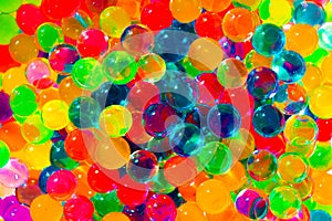 Background of colorful water balloons
