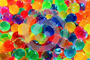 Background of colorful water balloons for children