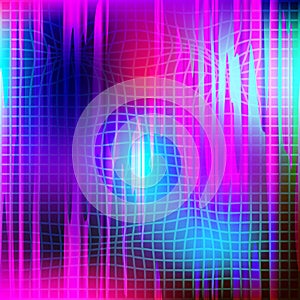 Background with Colorfuls Grid Lines