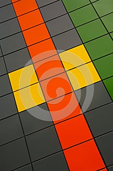 Background colour squares