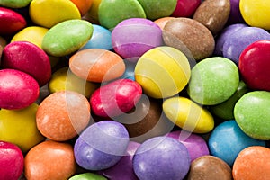 Background of colourful smarties