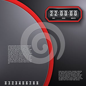 Background Coming Soon and countdown timer