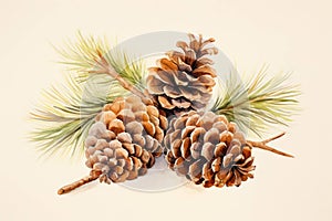 Background cone pine nature forest plant brown tree background fir green