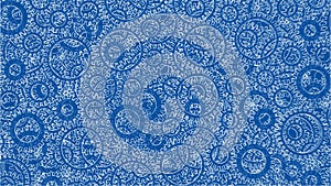 Background consisting of gears. Blueprint Style