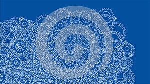 Background consisting of gears. Blueprint Style