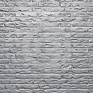 Part of silver gray coloured brick wall