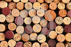 Background of corks