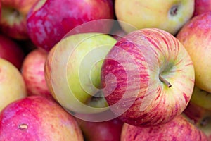 A Background of Cortland Apples