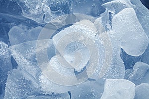 Background of crushed ice