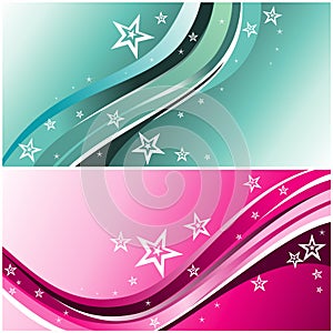 Background curves vector