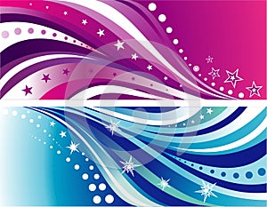 Background curves vector