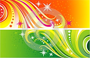 Background curves vector