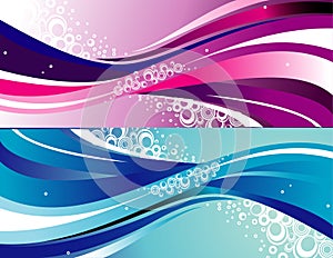 Background curves vector