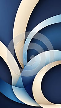 Background from Curvilinear shapes and navy photo