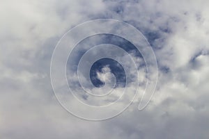 Background of dark clouds before a thunder-storm