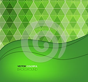 Background design, abstract green backdrop