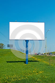 Background for design, billboards on city streets