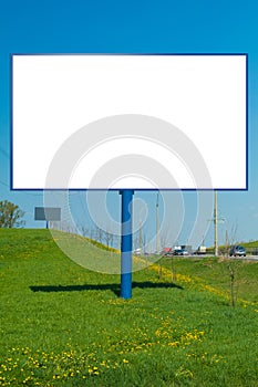 Background for design, billboards on city streets