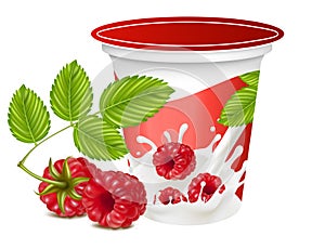 Background for design of packing yogurt