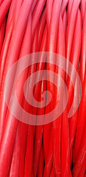 Background of the detail of  electrical wire in the reel