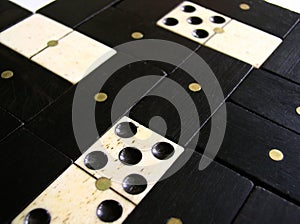 Background - domino pieces