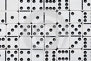 Background of dominoes