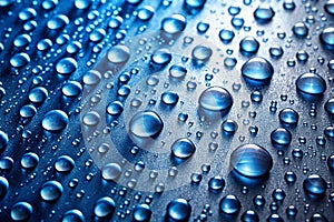 Blue Drops Background