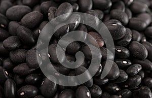 Background of Dry Black Beans