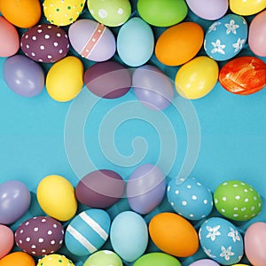 Background with Easter Eggs