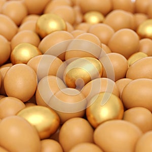 Background of eggs