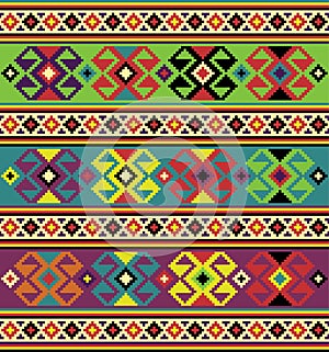 Background with ethnic motifs.