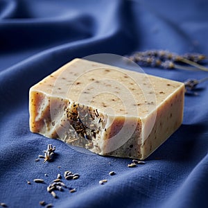 Background fabric creates a soft and elegant contrast with the