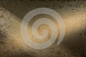 Background fabric is highlighted on both sides by spotlights.