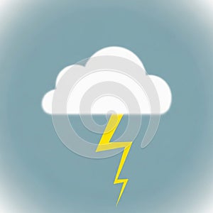 Background features a subtle gradient effect enhancing the cloud and