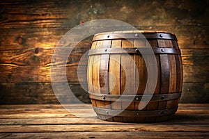 Barrel Shaped Background with Empty Space for Creative Displays