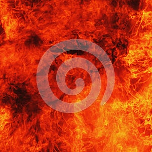 Background of fire as a symbol of eternal torment