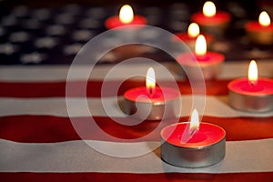 Background flag of the United States of America for national federal holidays celebration and mourning remembrance day. USA symbol