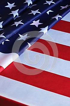Background, flag United States America,USA.Star spangled flag is symbol democracy and freedom