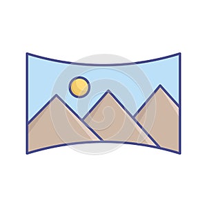 Background  Flat inside vector icon which can easily modify or edit