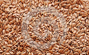 Background of flax seeds