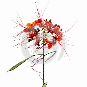 Background Flower  Caesalpinia pulcherrima