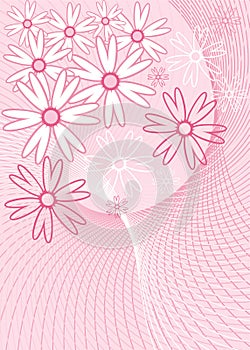 Background flower, vector