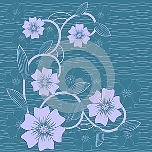 background with flowers