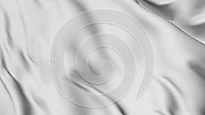 A background of folded and rippled soft plush white satin material,seamless looping