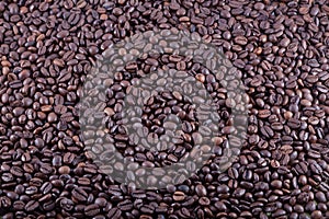 Background from fresh coffee