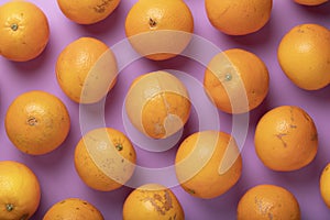 Background of fresh, healthy, ugly and flawed seasonal oranges photo